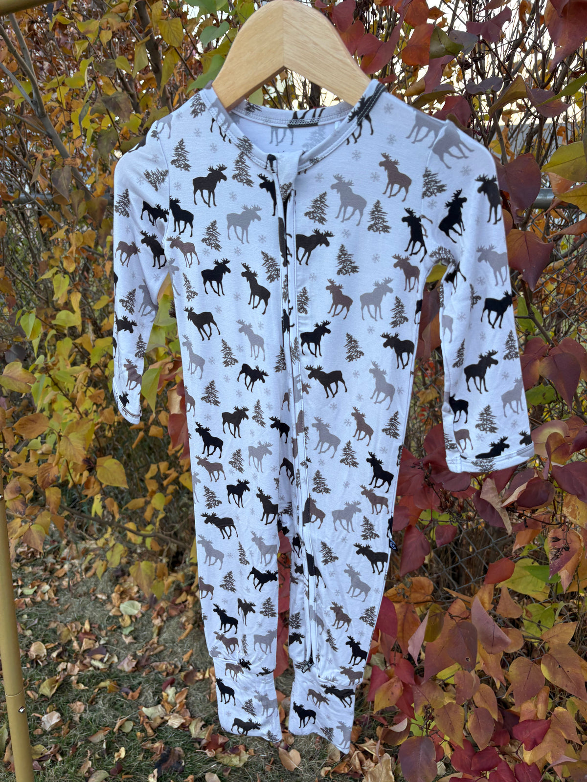 Winter Moose Romper