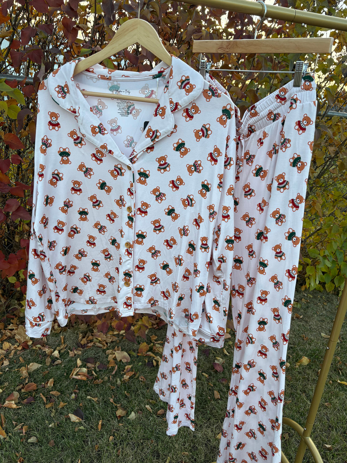 Christmas Bear Mama & Mini Set