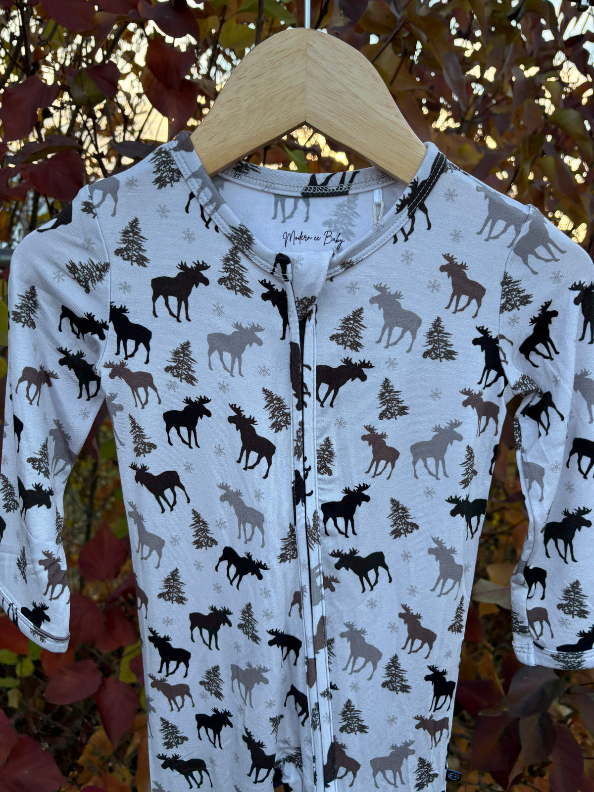 Winter Moose Romper