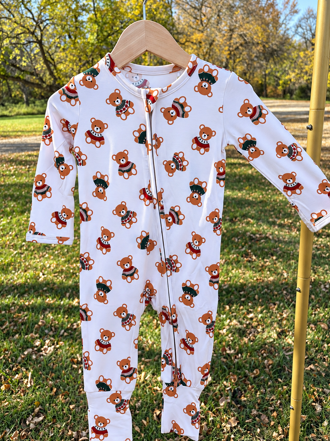 Christmas Bear romper