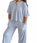 Women’s Blue Gingham Set